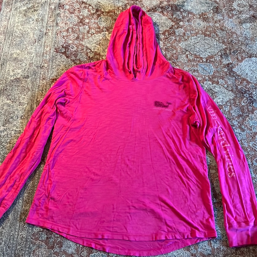 Vineyard Vine Hot Pink lightweight Hoody